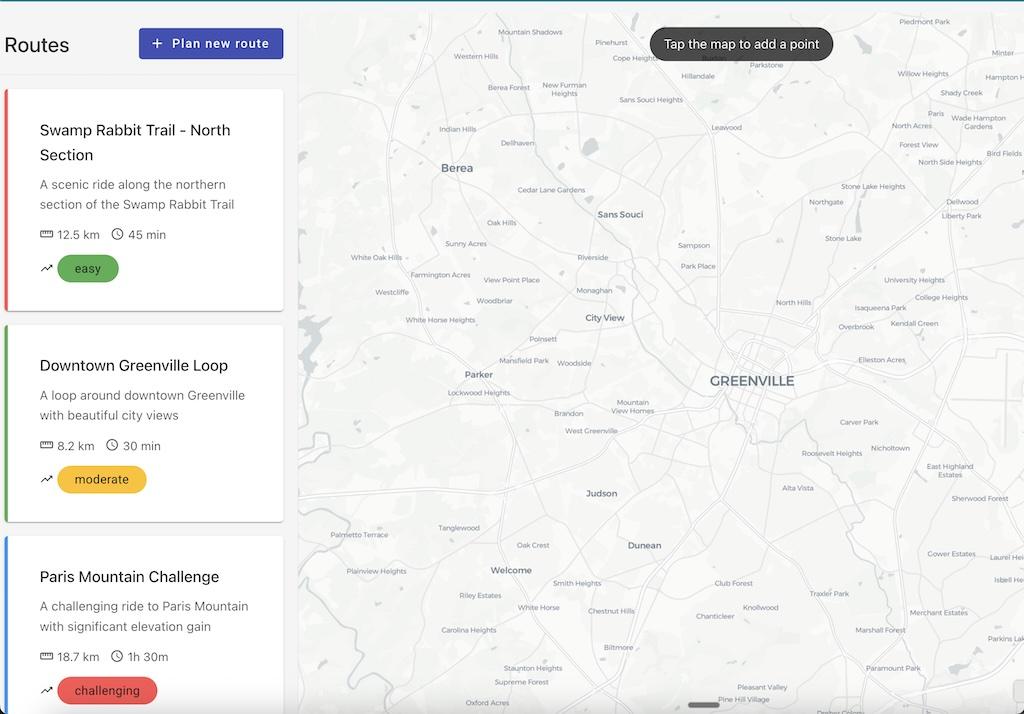 Navigation for Cyclists screenshot