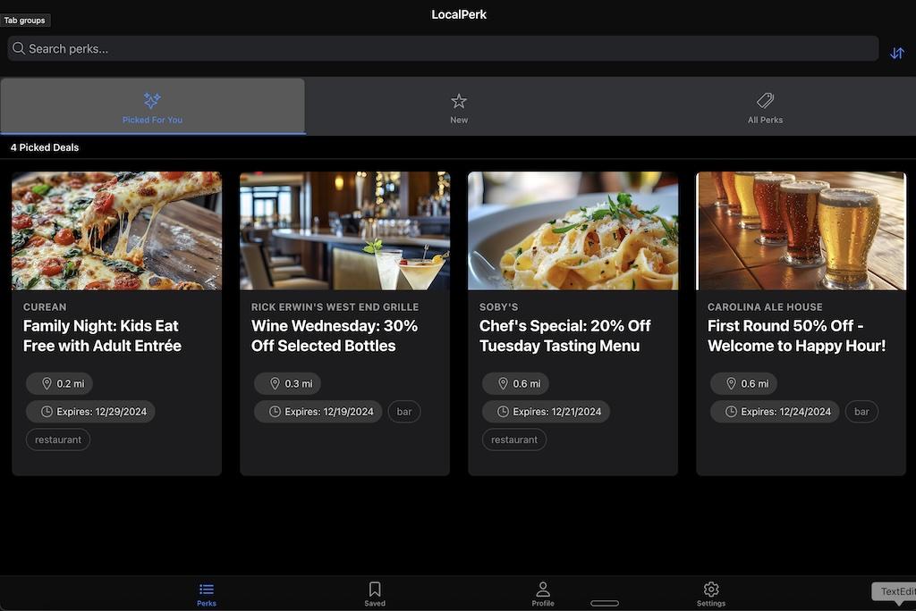 Restaurant Discovery App screenshot