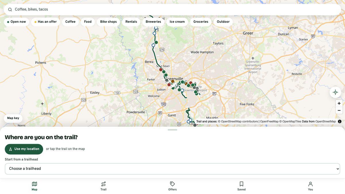 TrailSpur: What's Open Up the Trail, desktop screenshot 2