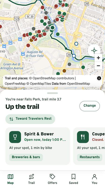 TrailSpur: What's Open Up the Trail, phone screenshot 1